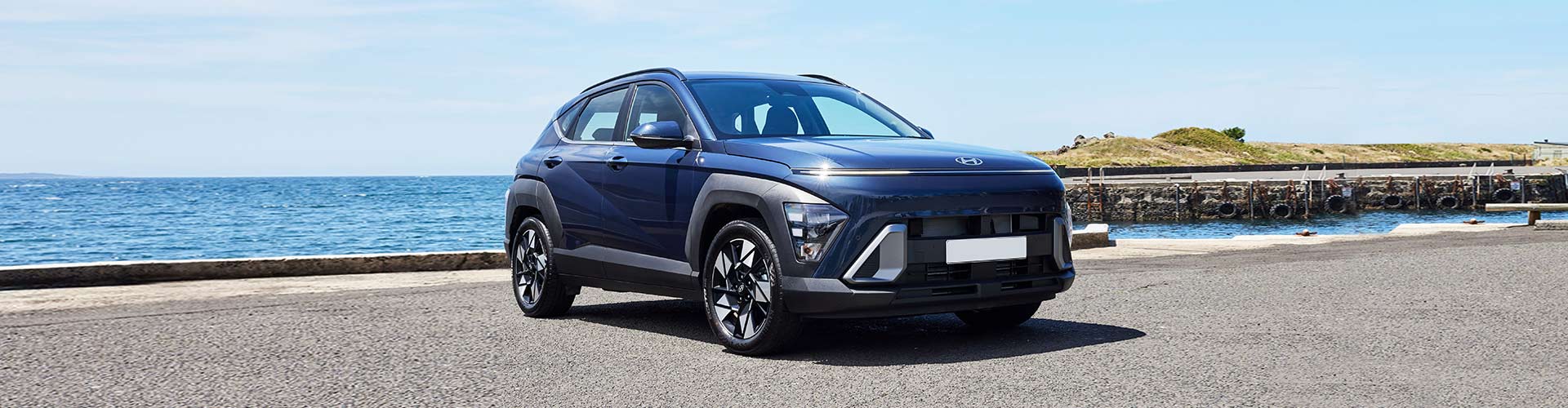 Hyundai Kona Hybrid 2023 side view