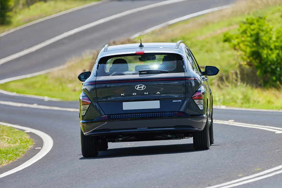 Hyundai Kona Electric 2024 on road