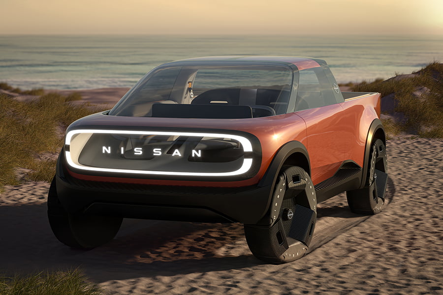 Nissan EVs 2023 concept ute front