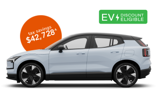 Novated a Volvo EX30 Twin Motor Performance Ultra Auto AWD MY25 through Maxxia and you could potentially save on tax.